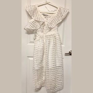 NEW with Tag Self-Portrait White Lace Dress